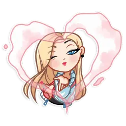 Vaper Girl sticker 2