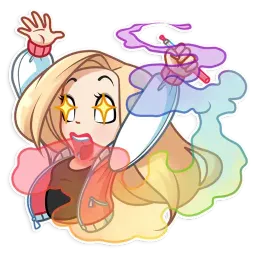 Vaper Girl sticker 11