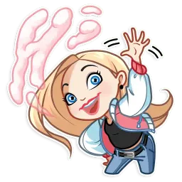 Vaper Girl sticker 5