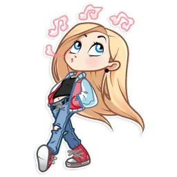 Vaper Girl sticker 6