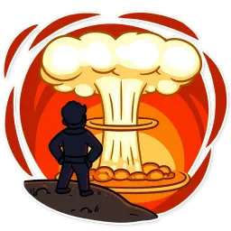 Волт-бой sticker 6