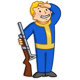 Волт-бой sticker 9
