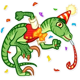 Velociraptor sticker 11