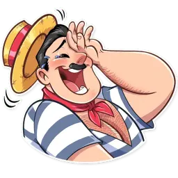 Гондольер Бернардо Telegram sticker pack
