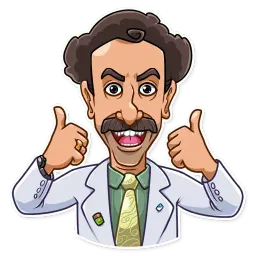 Borat Sagdiyev sticker 3