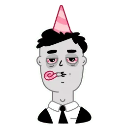 Уставший человек sticker 7