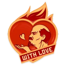 Lenin sticker 2
