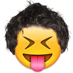 Волосатые Эмоджи sticker 11