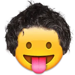 Волосатые Эмоджи sticker 12
