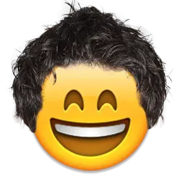 Волосатые Эмоджи sticker 3