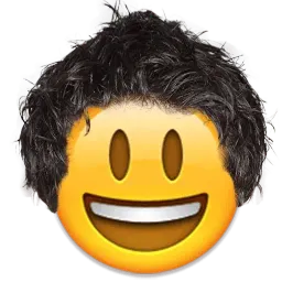 Волосатые Эмоджи sticker 4
