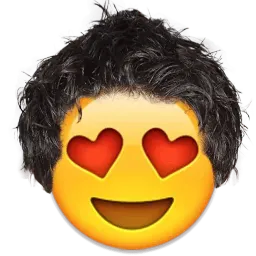 Волосатые Эмоджи sticker 7