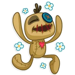 Voodoo Doll Chumbo sticker 12