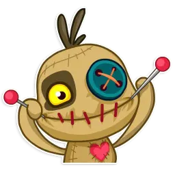 Voodoo Doll Chumbo sticker 3
