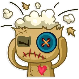 Voodoo Doll Chumbo sticker 6