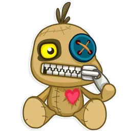 Voodoo Doll Chumbo sticker 8