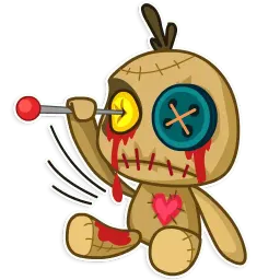 Voodoo Doll Chumbo sticker 9