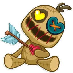 Voodoo Doll Chumbo sticker 10