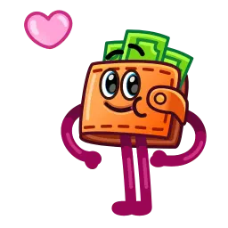 Кошелек sticker 2