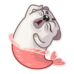 Water Pug sticker 8