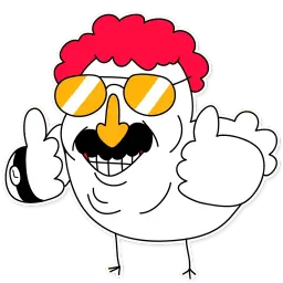 Meme Chick sticker 3