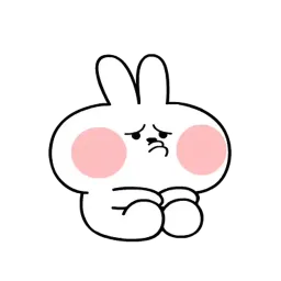 Белый кролик sticker 2