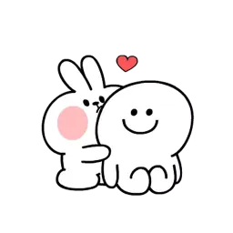 Белый кролик sticker 12