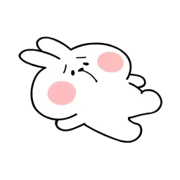 Белый кролик sticker 3