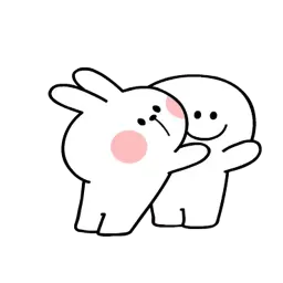 Белый кролик sticker 4