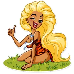 Дикая Женщина sticker 3