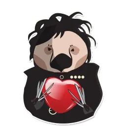 Вомбат в кино sticker 6