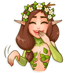 Wood Nymph Telegram sticker pack