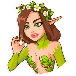 Wood Nymph sticker 11