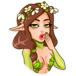 Wood Nymph sticker 12