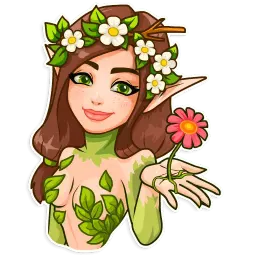 Wood Nymph sticker 6