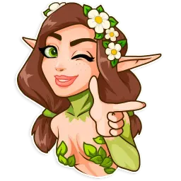 Wood Nymph sticker 7