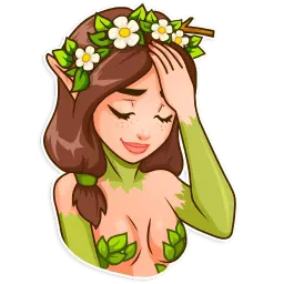 Wood Nymph sticker 8