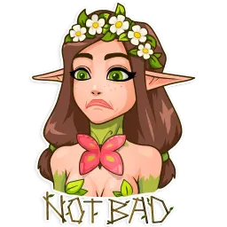 Wood Nymph sticker 9