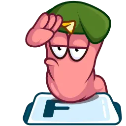 Червь sticker 10