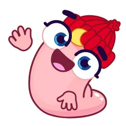 Червячок Telegram sticker pack