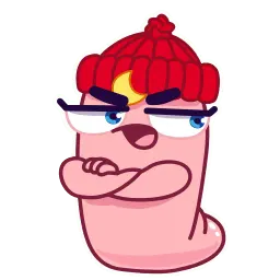 Червячок sticker 11