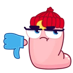 Червячок sticker 7