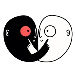 Инь и ян sticker 1