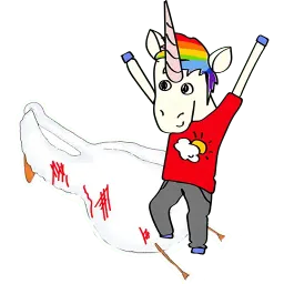 BAD UNICORN sticker 3