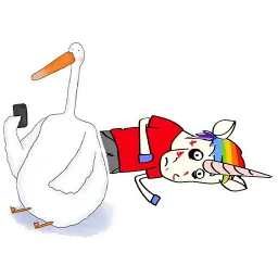 BAD UNICORN sticker 7