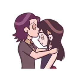 Young & Cool Couple sticker 3