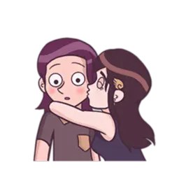 Young & Cool Couple sticker 5