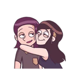 Young & Cool Couple sticker 9