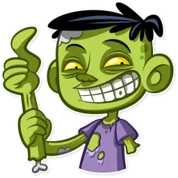 Z For Zombie Telegram sticker pack