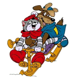 Зимние мультяхи sticker 9